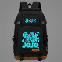 Luminous Anime Jojos Bizarre Adventure Boys Kids School Book Bags Women Bagpack Teenagers Canvas Men Laptop Travel Backpack