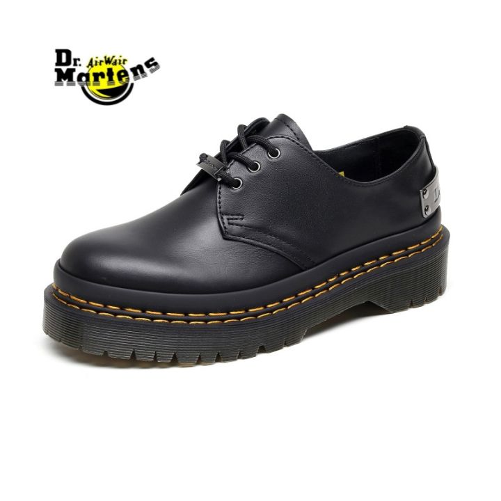 doc-dr-martens-1461ต้นฉบับโลโก้ป้ายชื่อสีดำ-mary-jane-ข้อต่ำคลาสสิกรองเท้าผู้หญิงรองเท้าทางการธุรกิจ