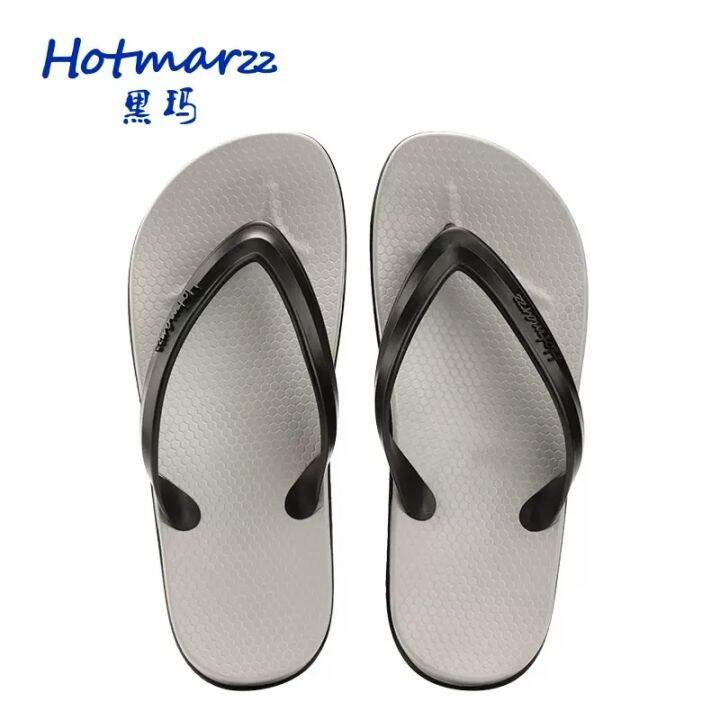 hotmarzz-รองเท้าแตะกันน้ำกันลื่นสำหรับผู้ชาย-h006a-รองเท้าแตะลำลองใส่สบายรองเท้าแตะใส่ในบ้านใหม่สำหรับกลางแจ้ง