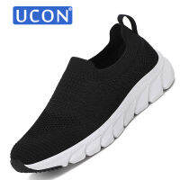 UCON รองเท้ารองเท้าผ้าใบลำลองแบบสวมใส่สบายสไตล์ใหม่สำหรับผู้หญิงรองเท้าสตรีน้ำหนักเบารองเท้าระบายอากาศรองเท้าผ้าใบเข้ากับทุกชุดได้35-41