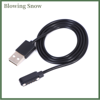 Blowing สายชาร์จแม่เหล็ก4ขาระยะห่าง2.54มม. สำหรับนาฬิกาอัจฉริยะ KW88 G3 GT88