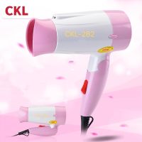 CKL-282 ไดร์เป่าผม 1200 W ปรับลมร้อนได้ 2 ระดับ คละสี ขนาดเล็ก พกพาสะดวก พับเก็บได้ สี่ม่วง สี่ฟ้า