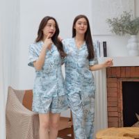 ชุดนอน Muslin pajamas  ชุดนอนSilk Satin (รุ่น N1130,T1130,K1130,L1130)