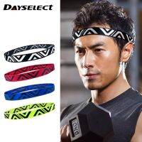 Breathable Sports Fitness Sweat Belt Mens Elastic Headband Wide Sweatband Stretch Sweat Sport Yoga Run Solid Hairband