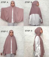 【YF】 68.9 X29.52  Stretchable Pashmina Hijab Ironless Instant Jersey Tudung Muslim Women Headwrap Rectangular Plain Turban