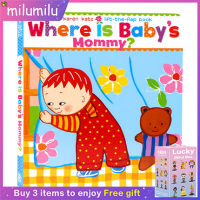 Milumilu หนังสือเด็กต้นฉบับ Karen Katz แม่ของทารกอยู่ที่ไหน? หนังสือนิทานภาษาอังกฤษหนังสือนิทาน
