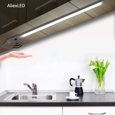 Hand Sweep Sensor Kitchen Light USB Plug Under Cabinet Lights 2835 SMD LED Night Light for Closet Wardrobe Kitchen Lighting Night Lights