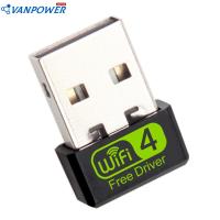 (Ready) 150Mbps Free Driver USB Wireless Adapter WiFi Receiver Dongle Network Card