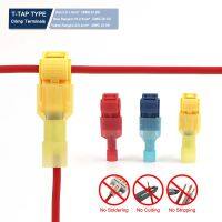 ۩❀ T-Tap Quick Break Splicing Electric Cable Wire Connectors Snap Splice Lock Crimp Terminal LED Lighting Car Audio Kit 22-10AWG