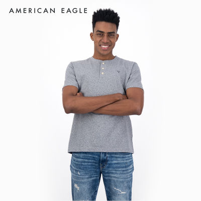 American Eagle Henley T-Shirt เสื้อยืด ผู้ชาย คอกระดุม (NMTS 017-1741-006)