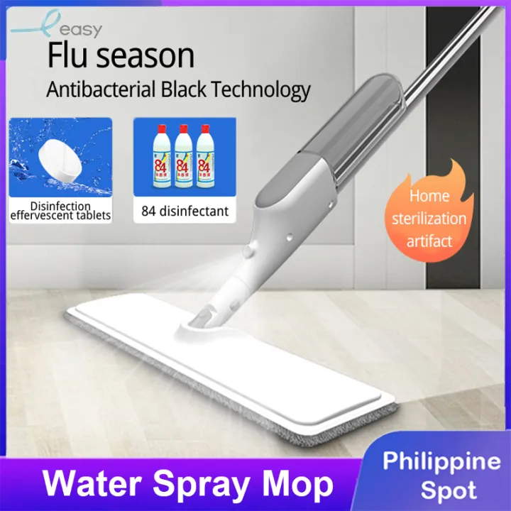 [Tesco]YI LI Water Spray Mop Sweeper Spin Mop stainless steel Rod