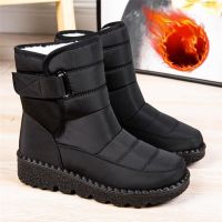 Boots Women Non Slip Waterproof Winter Snow Boots Platform Shoes for Women Warm Ankle Boots Cotton Padded Shoes Botas De Mujer