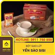 Bột gạo lứt yến sào Sisi - Hộp 10 gói - Nhà Yến Nha Trang