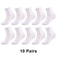 1020 Pairsset Cotton Mens Socks Black White Business Man Socks Soft Breathable Summer Winter For Male Socks Plus Size 38-46