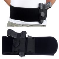 ซ้ายมือ Universal ยุทธวิธีซองปืนคาดเอวปกปิดเข็มชัดทหาร Holsters