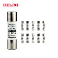 DELIXI 10ชิ้น10X38มม. RT14 RT18หลอดแก้วรวดเร็วฟิวส์เซรามิกระเบิดอย่างรวดเร็ว2A/3A/4A/5A/6A/10A /16A/20A/25A/32A ฟิวส์ชุดสารพัน