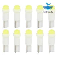 หลอดไฟ LED T5 3D COB สำหรับเครื่องมือรถยนต์,ไฟอ่านหนังสือไฟคลัสเตอร์10ชิ้น