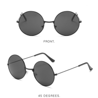 【cw】Womens Mens Anti Colorful Mirror Round Glasses Sunglasses Vintage New Fashion British Style Beach Style Glasses 【hot】