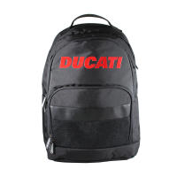 DUCATI กระเป๋าเป้สะพายหลังลิขสิทธิ์แท้ใส่โน๊ตบุ๊คได้ ขนาด30x45x14 cm. DCT49 152 สีดำ