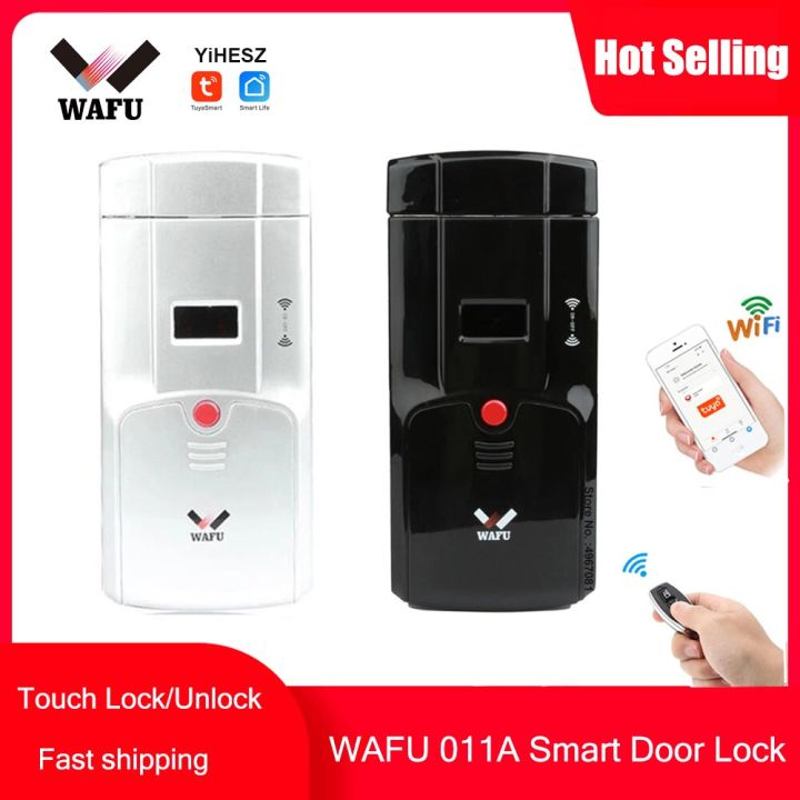 wafu-ล็อคประตู011a-tuya-ล็อคอัจฉริยะ-wifi-ล็อครหัสผ่านลายนิ้วมือบลูทูธล็อคประตูไร้กุญแจสัมผัส-deadbolt-ล็อคอัจฉริยะ