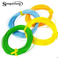 [A SELL Hot Sale] Sougayilang 4F 5F 6F 7F 8F Fly Line 100FT น้ำหนัก Nymph Fly Floating Fly Fishing Line 4สี Polyethylene Fly ตกปลาสายไฟ