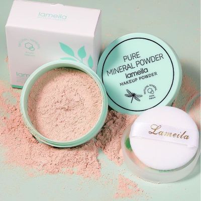 No.3607 Lamela Pure Mineral Refreshing Loose Powder 6g. แป้งฝุ่น บอกลาความมันบนใบหน้า ควบคุมความมันได้ดีเยี่ยมตลอดวันเลยค่ะ