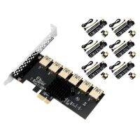 VER009S Plus USB3.0 Riser Card+1 to 6 Graphics Card Expansion Card PCI Express X16 Extender Adapter for Miner Mining