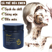 SÁNG MỊN DA Cà phê dừa tẩy tế bào da chết body Emer 200ml giúp làm sạch da