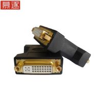 Gold plated dvi24 5 female to female adapter DVI wire pair connector DVI-I extension head to connector straight