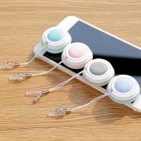 【DT】hot！ Mini Macaron Shape Glasses Cleaning Cloth Pendant Keychain Portable Lens Wipes Phone Screen Cleaner