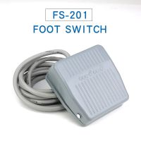 [;] WZAZDQ เท้าสวิตช์ TFS-201รีเซ็ตที่ชาร์จไฟลวดสวิตช์220V10A 2เมตร