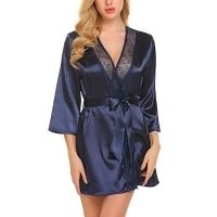 〖Gesh department store〗Women 39;s Sexy Satin Bathrobe