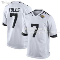 NFL Jaguars 7Foles 15 27 21 45 เสื้อรักบี้ลายปัก