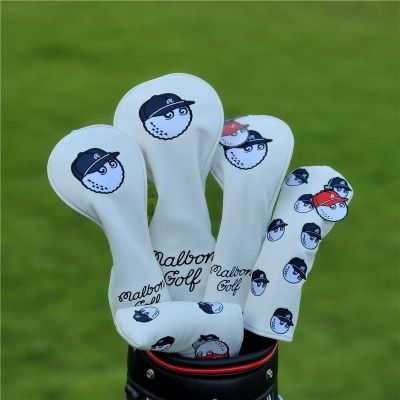 2023❄☞ Original ChanZhengPin Korea Malbon baseball cap wooden set of golf clubs set screw head protective cap set