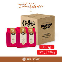 HILLKOFF : ยิ่งซื้อยิ่งลด เมล็ดกาแฟคั่ว อาราบิก้า คั่วกลาง ฮิลล์คอฟฟ์ (Italian Roast ถุงแดง) Arabica 100% ขนาด 500 g กาแฟ อราบิก้า เมล็ดกาแฟ เม็ดกาแฟ