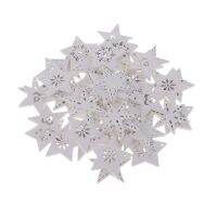 hot！【DT】 50pcs Snowflakes Hanging Decorations