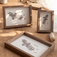 【hot】❈☽  Photo Frame Picture Frames Wall Card Holder Certificate Specimen Dry Desktop Ornament