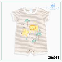 Zuper Mom ชุดหมีเด็กอ่อน แขนสั้น ขาสั้น บอดี้สูทเด็กอ่อน ผ้าcotton100% สำหรับ 0-12เดือน