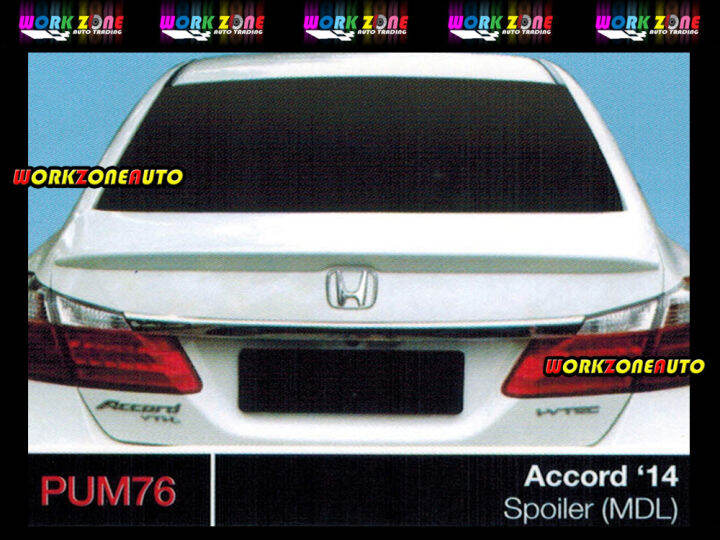 PUM76(ABS) Honda Accord 2014 ABS Spoiler (MDL) Body kit Bodykit Lazada