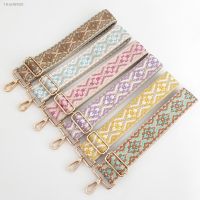 ۞ Bag Straps 3.8/5cm Wide Shoulder Strap Ethnic Style Shoulder Straps Stylish Ethnic Style Jacquard Shoulder Strap Bag Accessories