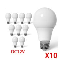 10pcs E27 LED Bulb Lights DC 12V lampada luz E27 lamp 3W 6W 9W 12W 15W 18W spot bulb Led Light Bulbs for Outdoor Lighting AP 12V