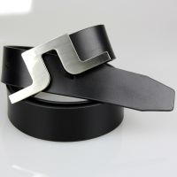 8100 Explos ive Spec ial Offer Golf Belt Mens and Womens Alloy Buckle Cow Casual Sports Glossy Belt