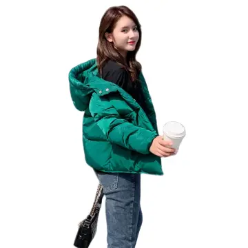 Winter Short Puffer Jacket For Women ราคาถูก ซื้อออนไลน์ที่ - ก.พ. 2024