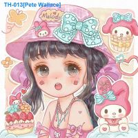 ㍿◆ Large size koro m girl diy craft diamond paint sanrio cinnamon dog child star stickers Diane dew