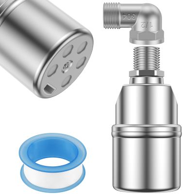 Stainless Steel Floating Ball Valve Automatic Water Level Control Valve 1/2 3/4 Float Valve Water Tank Water Tower Shutoff Valve