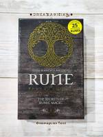 Rune The Secrets of Runic Magic ชุดรูนไม้พร้อมถุงไพ่และคู่มือ/ ไพ่แท้ลดราคา/ ไพ่ยิปซี/ ไพ่ทาโร่ต์/ ไพ่ออราเคิล/ Tarot/ Oracle