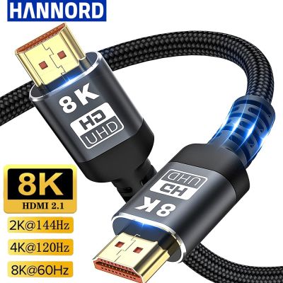 8K HDMI-compatible Cable 2.1 8K 60Hz 4K 120Hz 48Gbps eARC ARC HDCP Ultra High for Laptop PS3 PS4 TV Projectors Monitor