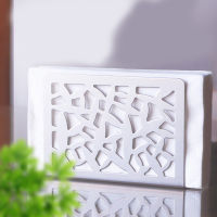 Stainless Steel Hollow Napkin Holder Paper Towel Rack Innovative Table Vertical Decorative Napkin Rack Household NIN668