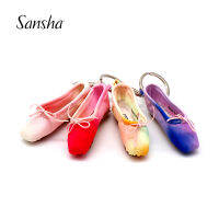 Sansha 7.5CM Medium Ponte Shoes Keychain Ballet Colorful Gradient Color Key Rings KPRL Keychain