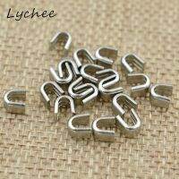 ▼✱ Lychee 20pcs 8 Silver Black Color Copper Zipper Top Metal Stopper DIY Handmade Craft Sewing Zipper End Accessories